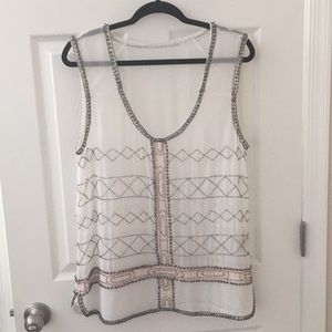 Sheer beaded top